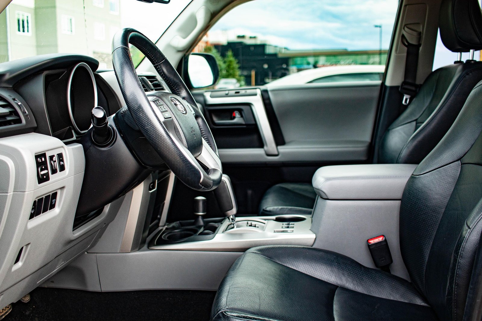 Interior ceramic coating on a new vehicle