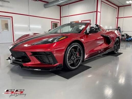 Ceramic coated Corvette in the SS Auto Detailing shop